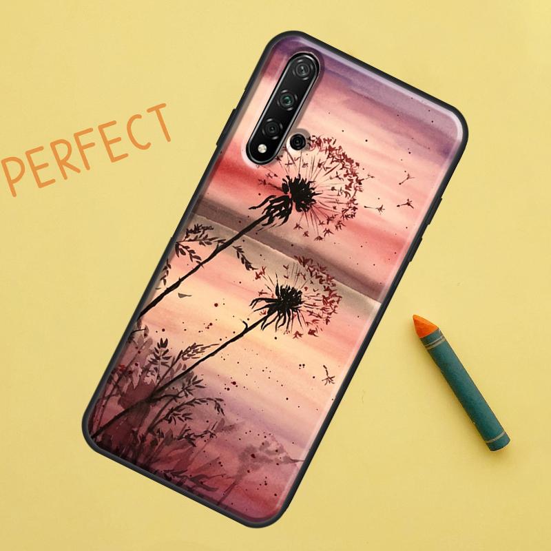Чехол Dandelion для Huawei Nova 12s 11i 7i 8i 12i Y73 Y70 Y90 Y60 Y72 Y61 Y91 9 10 SE P40 Lite P30 Pro
