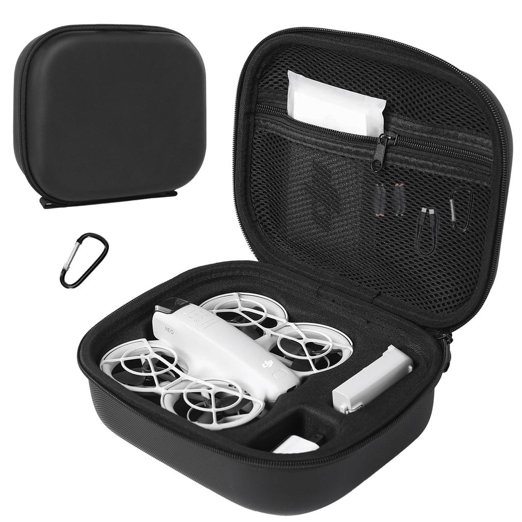 Storage Bag for DJI Neo-Portable Hard Travel Carrying Case with YKK Zipper for DJI Neo Drone Aceessories-Blue