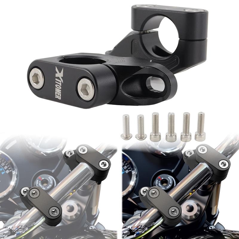 For Triumph Speed Triple 1050i R RS S 1200RS Street Triple 675 R RS S 765 R/RS/S Handlebar Risers Back Moved Fat Bar Mount Riser