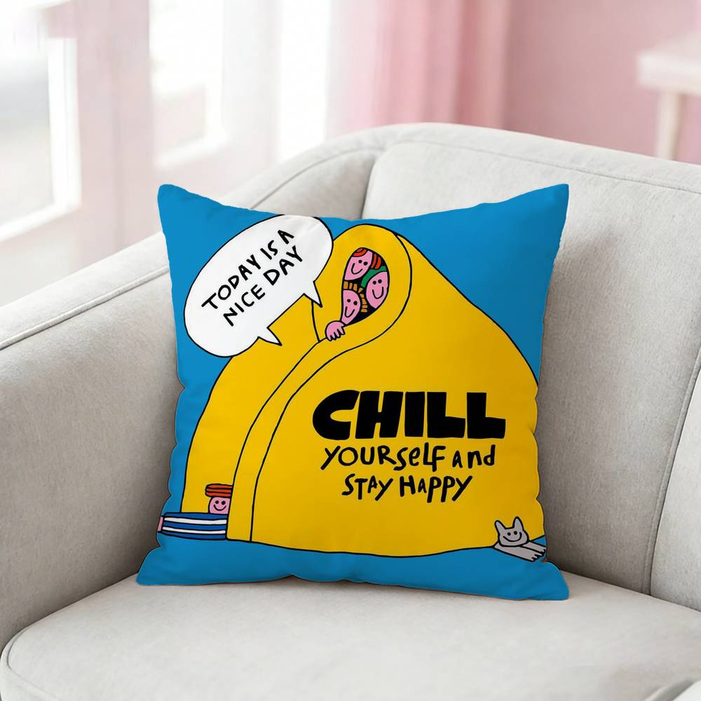 AAYAKA FUKANO Art Pillow Case for Sofa Living Room Home office Decor Protective Cover