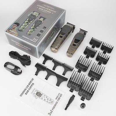 10 Вт профессиональный парикмахер + 7 Вт парикмахерская резьба прецизионная стальная лезвие ЖК-дисплей питания металл