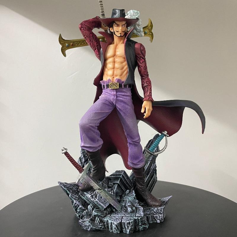 2026 New Anime Figure Eagle eye Dracule Mihawk Top Figure Model Statue Toys Collection Ornaments Doll Gift party gift