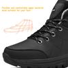 Зимние мужские высокие уличные походные ботинки, зимние ботинки, плюшевая хлопковая обувь, большие размеры 39-48