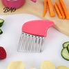 Homemade Fries Cutter Stainless Steel Potato Cutter, Wavy Blade French Fry Slicer, Manual Energy Saving Chopper for Kitchen Cooking And Food