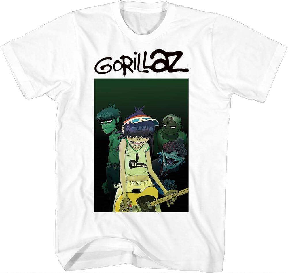 Gorillaz A British Virtual Band Is A Street Urchin Casual Tshirt Luxury Band Brand for Both Men and Women