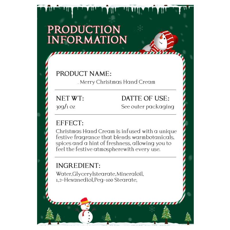 30 г Крем для рук с фруктовым ароматом, увлажняющий, гидратирующий, рождественский подарок, 5 шт./набор
