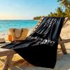 Kw Heavy Trucks Personalized Name Beach Towel Super Soft Microfiber Quickdry Fabric