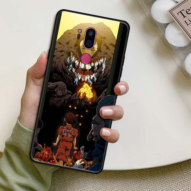 Чехол аниме Studio Ghibli Тоторо для LG K40 K40s K41s K50 K51s K61 G7 G8 ThinQ Q51 Q61 Q60 Q70, черный силиконовый чехол для телефона