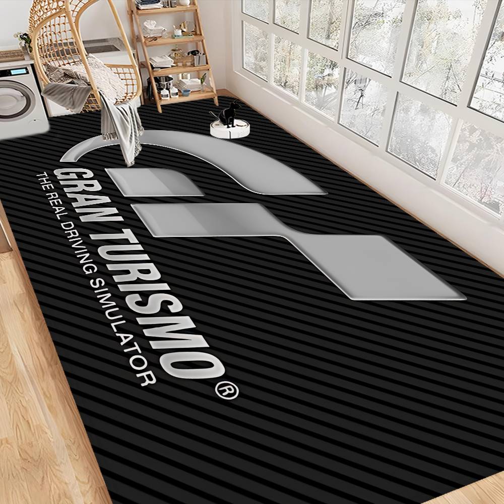 G Gran Turismo Room Mats Cheaper Anti slip Modern Living Room Balcony Printed Welcome Rug