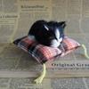 Lifelike Sleeping Cats Toy Kawaii Kitty Stuffed Cat Doll Mini Animal Figurine  Kids Gift