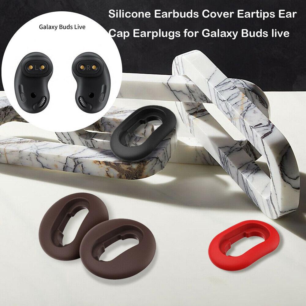 Мягкие силиконовые чехлы для наушников, вкладыши для ушей, затычки для ушей, нескользящие чехлы-затычки для ушей для Samsung Galaxy Buds Live