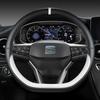 Автомобильный чехол на руль D-образной формы для Seat Ateca FR 2017 Leon ST Arona FR 2017 Ibiza FR 2018 Автоаксессуары