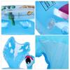 Cute Cartoon Baby Inflatable Swimming Ring Thicken Seat Float for Boys Girls Summer Water Sport Pool AccessoriesBlue