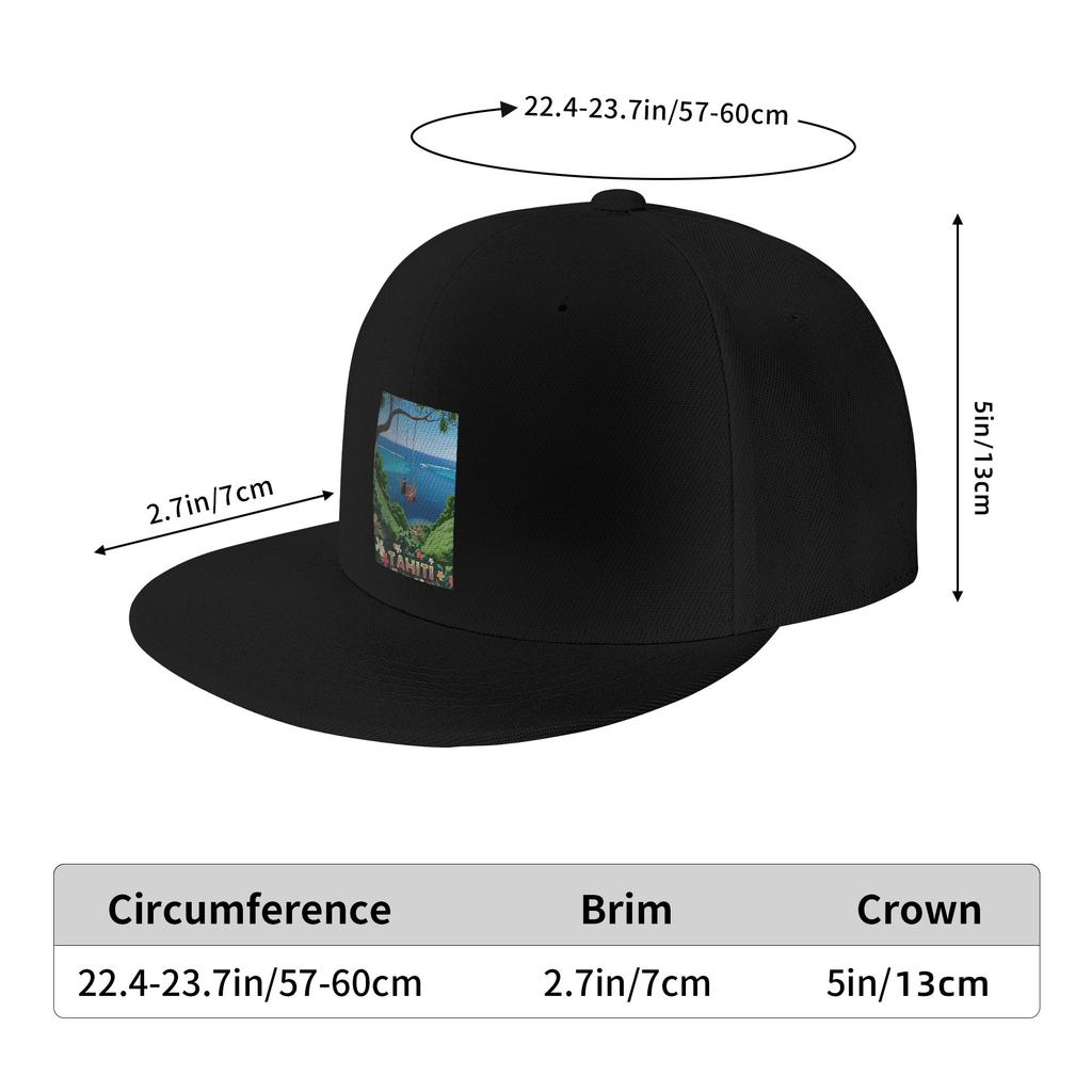 Hinano Tahiti Baseball Caps Snapback Fashion Baseball Hats Breathable Casual Casquette Outdoor for Unisexs And Womens