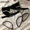 Women's Pure Cotton English Pattern Milk Silk Underwear Simple Mid-waist Cute Women's Briefs