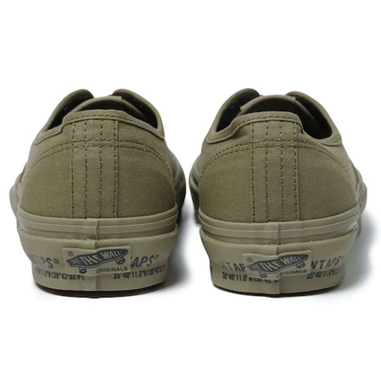 Vans Кроссовки унисекс WTAPS x OG Authentic LX Olive Drab Зеленый Черный VN0A4BV9CX6