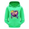 5598 Детский модный худи для девочек Лили с принтом Lovebraids, с длинными рукавами, топ