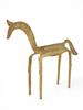 Декоративная металлическая лошадь большая, Латунь, Iron Horse Brass Big,  John Molly Decor&Gifts