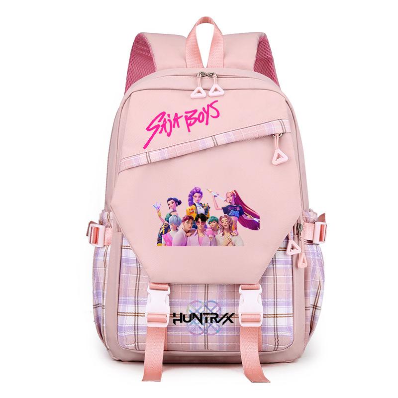 K-Pop Anime Cartoon Printed Student Campus Backpack High Value Lightweight Casual Backpack