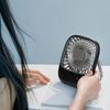 LED Digital Display Portable Vertical Fan Adjustable Personal Desk Fan  Household Dormitory