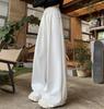 Spring Autumn Loose Casual Wide Leg Pants Female High Waist Fashion All-match Solid Color Sweatpants Trousers