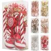 13pcs Reusable Christmas Candy Ball Pendant Shatterproof Xmas Tree Hanging Pendant  Holiday Festive