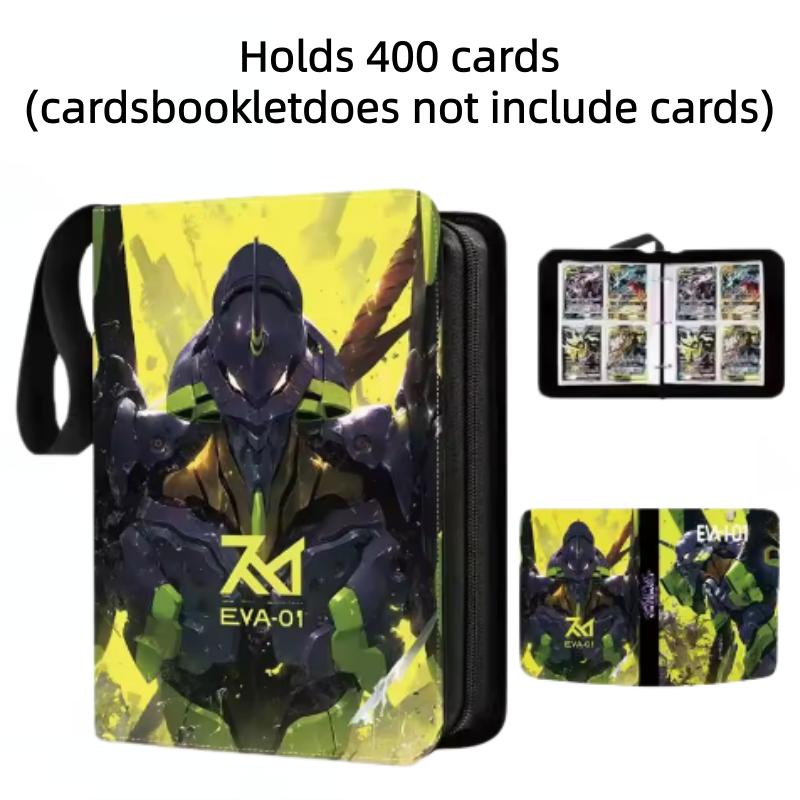 400pcs/900pcs EVA Card Neon Genesis Evangelion Card Album Book Folder Anime Collections Zipper Cards Binder Holder Toy Gift
