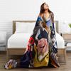 Sing 2 Movie All Characters Buster Ash Flannel Blanket  Soft Durable Throw Blanket for Outdoor Pattern Bedspread Sofa Bed Cover