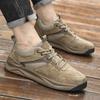 Fashion Lace-Up Vulcanize Sneakers Lightweight Male Treking Footwear All-match Men's Casual Leather Shoes Breathable Men Skate Shoes