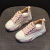 Leather Shoes New Autumn Women's  Vintage Lightweight Inner Elevated Casual Sports Shoes Thick Sole Single Shoes Sneakers