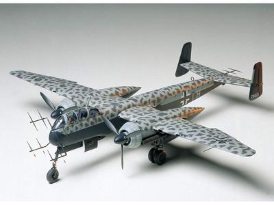 Tamiya Серия «Шедевр авиации» 57 Heinkel He 219 Uhu ВВС Германии Пластиковый набор-модель TM61057 1/48 Нет. А-7