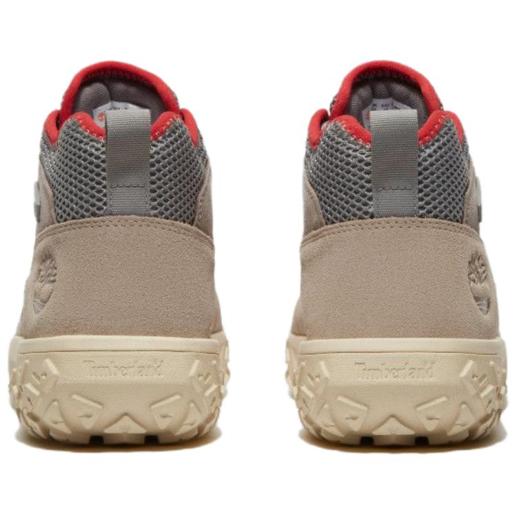 Timberland Greenstride Motion 6 Mid Удобные Универсальные Амортизирующие Легкие Походные Ботинки Мужские Походные Ботинки Серые Красные A6CW1EO3