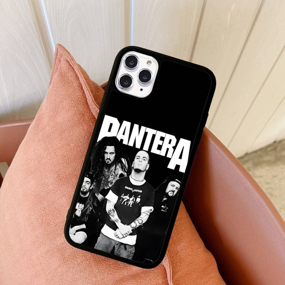 Dark Heavy Metal Rock P-PanteraS Band For IPhone 11 12 13 14 15 16 17 Pro Max Plus TPU+PC Shockproof Back Phone Cases