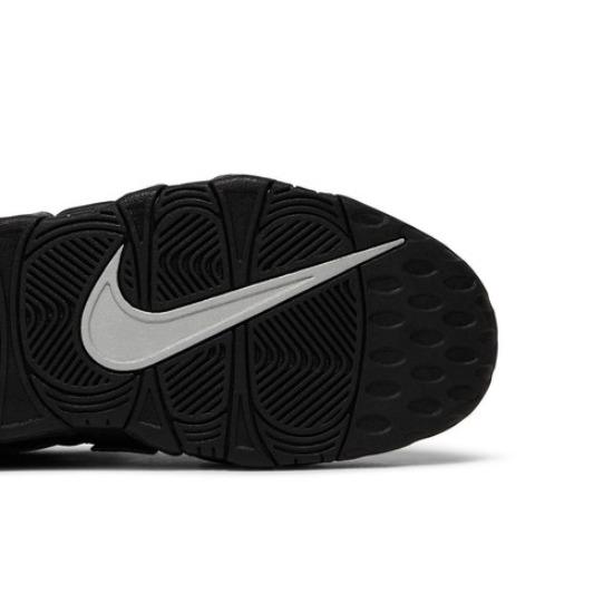 Nike Air More Uptempo 'Black Metallic Silver' DQ0839-001 Women's Shoes