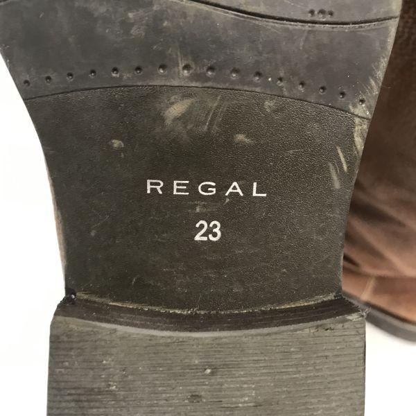 Regal Кожаные длинные сапоги 23.0 Коричневая текстурированная кожа(ИСПОЛЬЗОВАЛ)