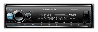 Pioneer Автозвук 1DIN Bluetooth USB iPod iPhone AUX DSP Carrozzeria MVH-6600 (Без механических частей)