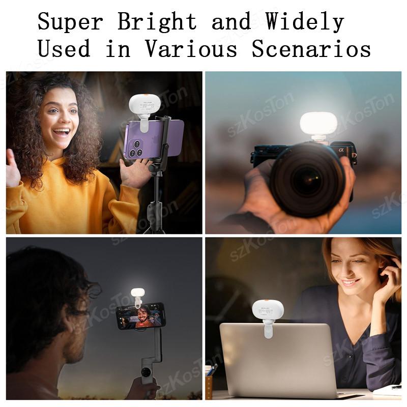 Для DJI Pocket 3 Mini Led Light Видеосвет для DJI Osmo Pocket 3 для Vlogging Live 600mah Перезаряжаемые аксессуары