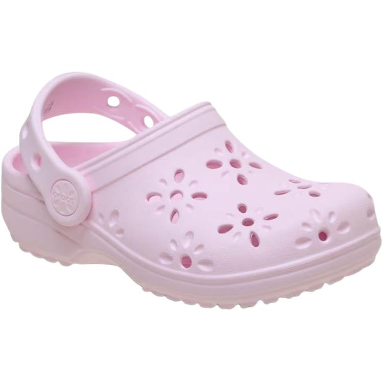 Crocs Classic Clog Comfortable Non-Slip Durable Low-Top Toddler Shoes Baby Shoes Pink 210944-6ZW