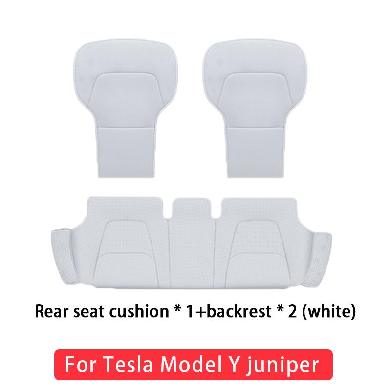 Для Tesla Model Y 2025 2026 juniper Вентиляция кожаный чехол на сиденье подушка Дышащий Удобное сиденье Аксессуары для интерьера