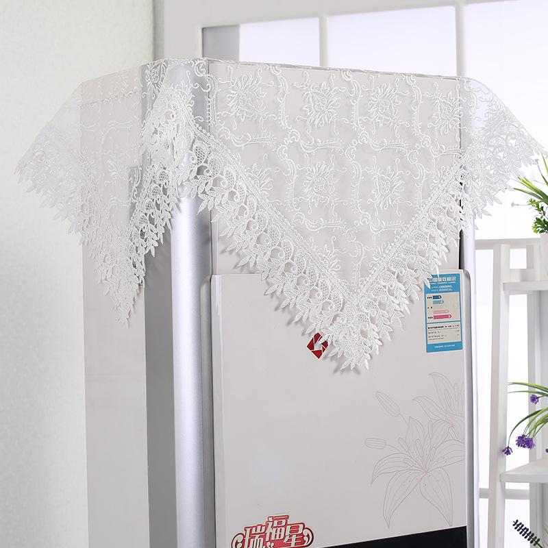 Главная Декорирование Скатерть Искусство Белый Чехол Кружевная Скатерть Чай Кофейный Столик Скатерть Телевизор Микроволновая Печь Холодильник Пыленепроницаемые Полотенца