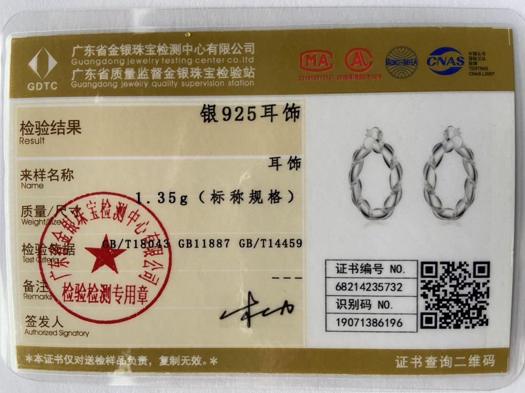 Серьги-петли из стерлингового серебра 925 пробы для женщин, модные очаровательные ювелирные изделия