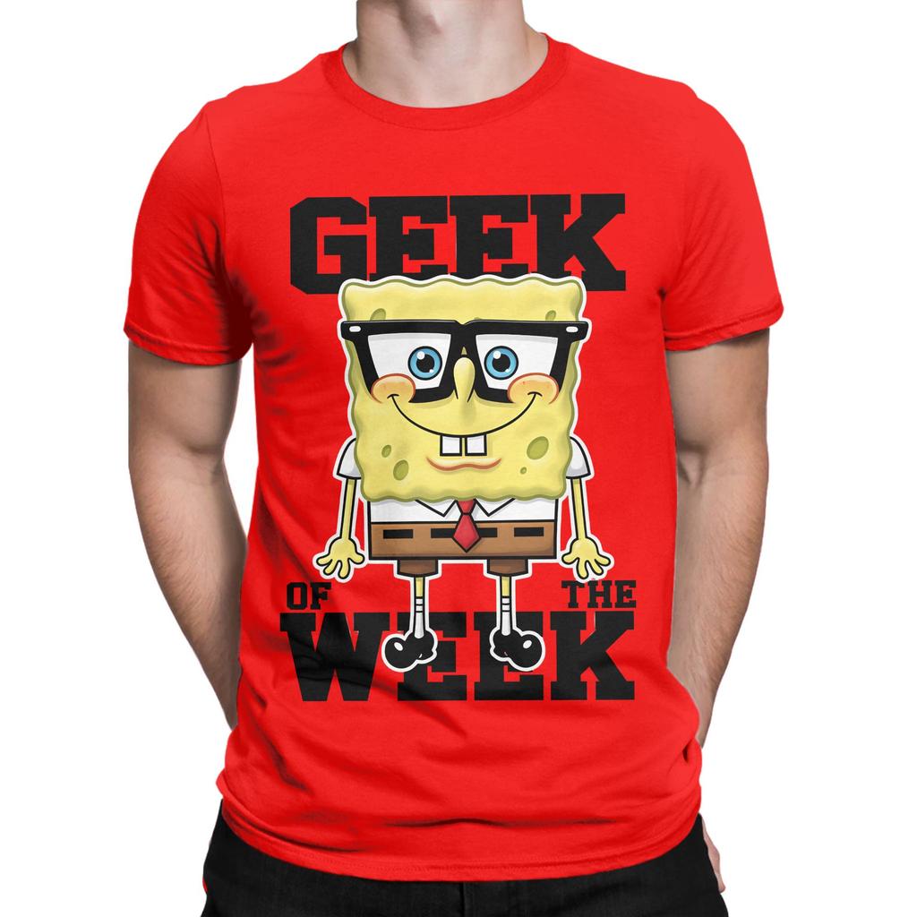 Novelty Spongebobs T-Shirt Women's Crew Neck Cotton T Shirts Short Sleeve Tees Gift Clothing