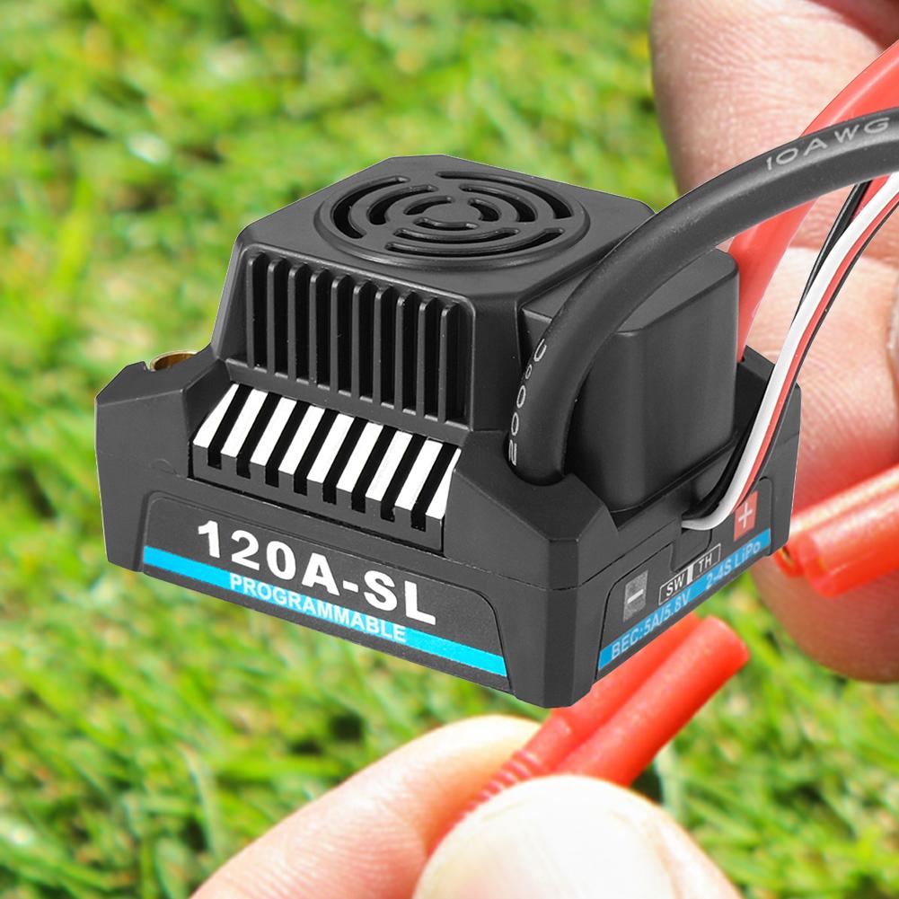 120A-SL 150A-SL 2-4S RC Brushless ESC Sensorless RC Vehicles ESC with 5A/5.8V BEC for 1/8 RC Car Off-road Buggy Monster Boat Toy