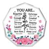 2D Flat Acrylic Floral Design Decoration, Indoor and Outdoor Decoration - No Need for Batteries/electricity, Free Day Decoration, Sh