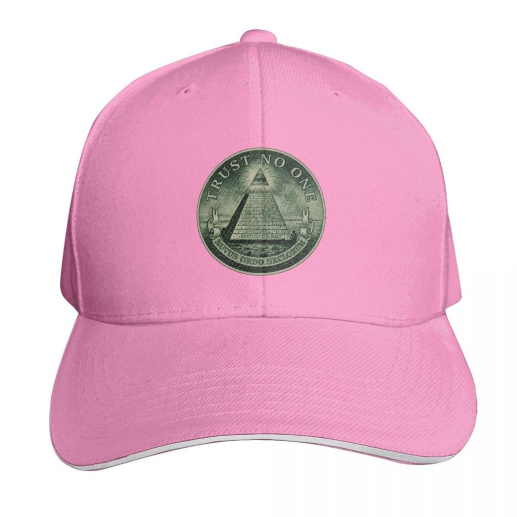 TRUST NO ONE Baseball Cap Summer Beach Travel Streetwear Hip Hop Trendy Vintage Retro Embroidered