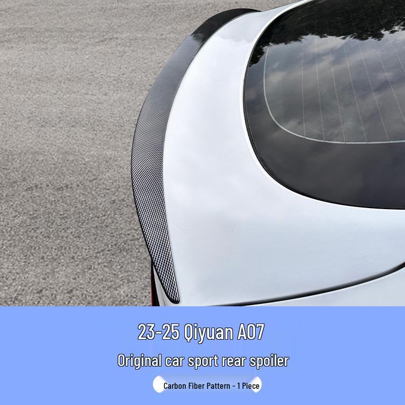 Задний спойлер Changan Qiyuan A07: Спортивный внешний тюнинг высокого класса, не требует сверления