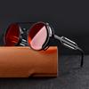 Стимпанк Солнцезащитные Очки Мужские Винтажные Панк Круглая Рамка Солнечные Очки Дизайнерские Женские Очки UV400 Для Активного Отдыха Спортивные Для Вождения Google