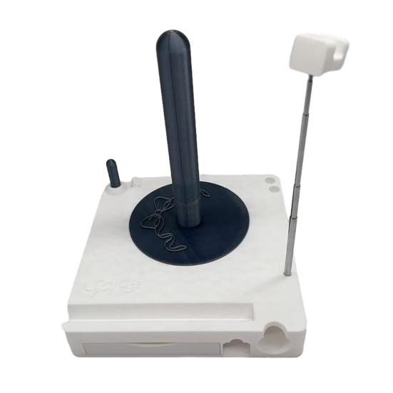 Многофункциональный держатель пряжи-спиннер с подставкой для телефона, съемный органайзер для катушек пряжи, портативная сумка для вязания крючком для любителей вязания