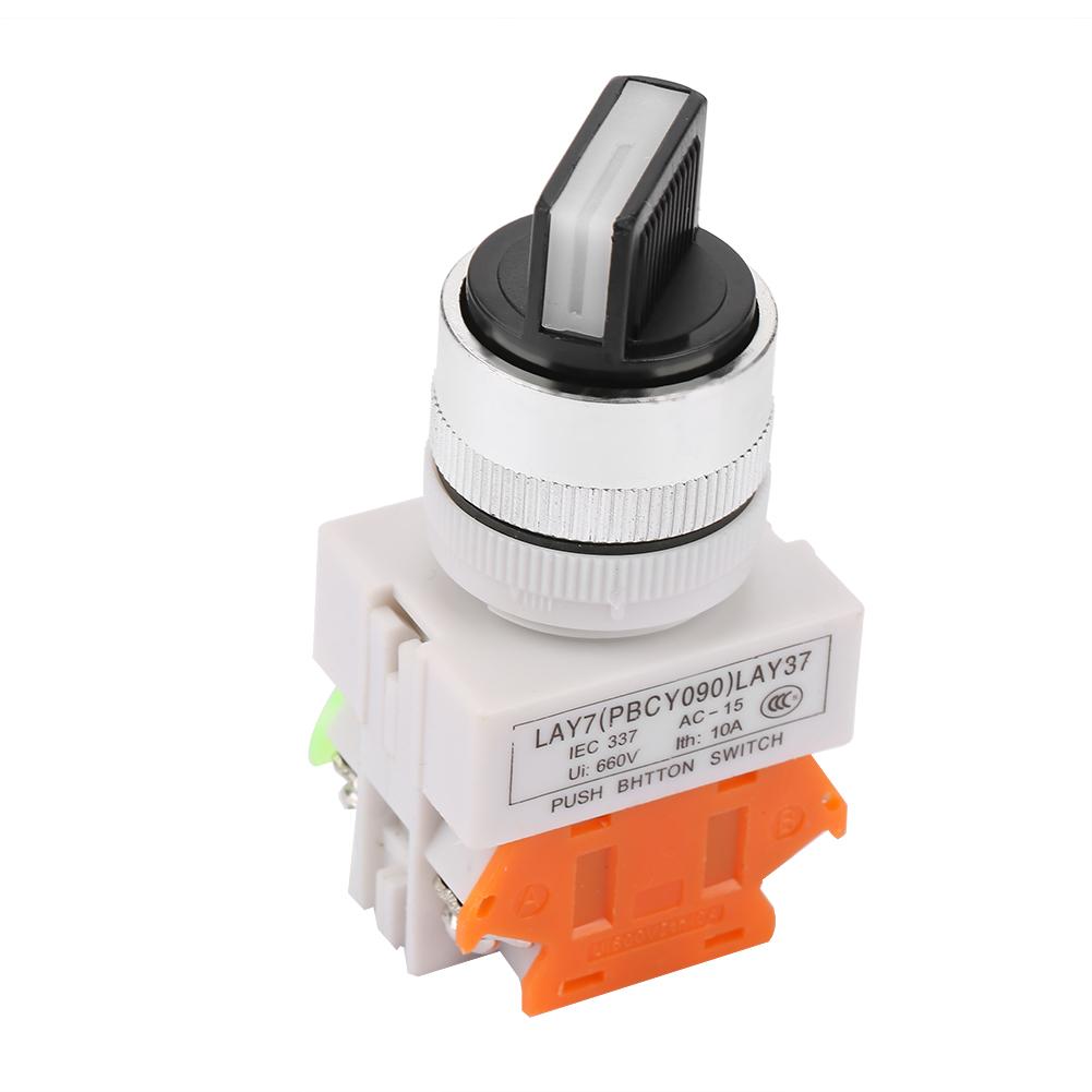 2 Position Maintained Selector Self Locking Short Handle LAY37-11XCelsius21