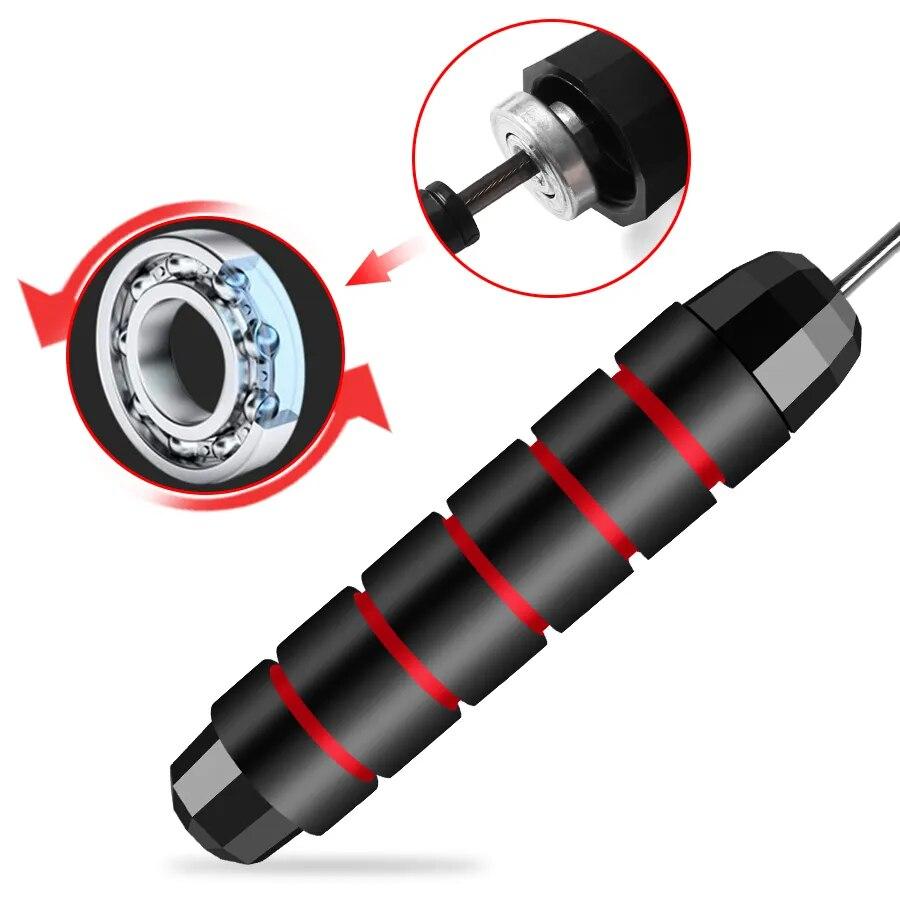 Быстродействующая скакалка, стальная проволока, скакалка для упражнений, регулируемая скакалка, фитнес-тренировки, домашнее спортивное оборудование